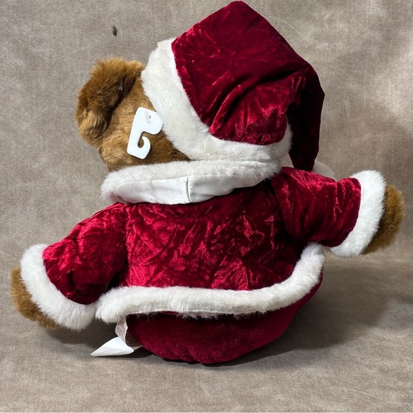 2005 SNOWFLAKE FRIENDS
Teddy Bear Tan Brown Red Santa Suit Plush - Picture 3 of 4